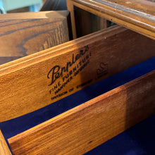 Load image into Gallery viewer, Hard Wood Rolling Bar Cabinet