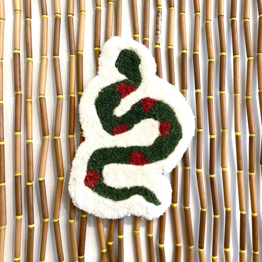 Snake Tufted Wall Hanging