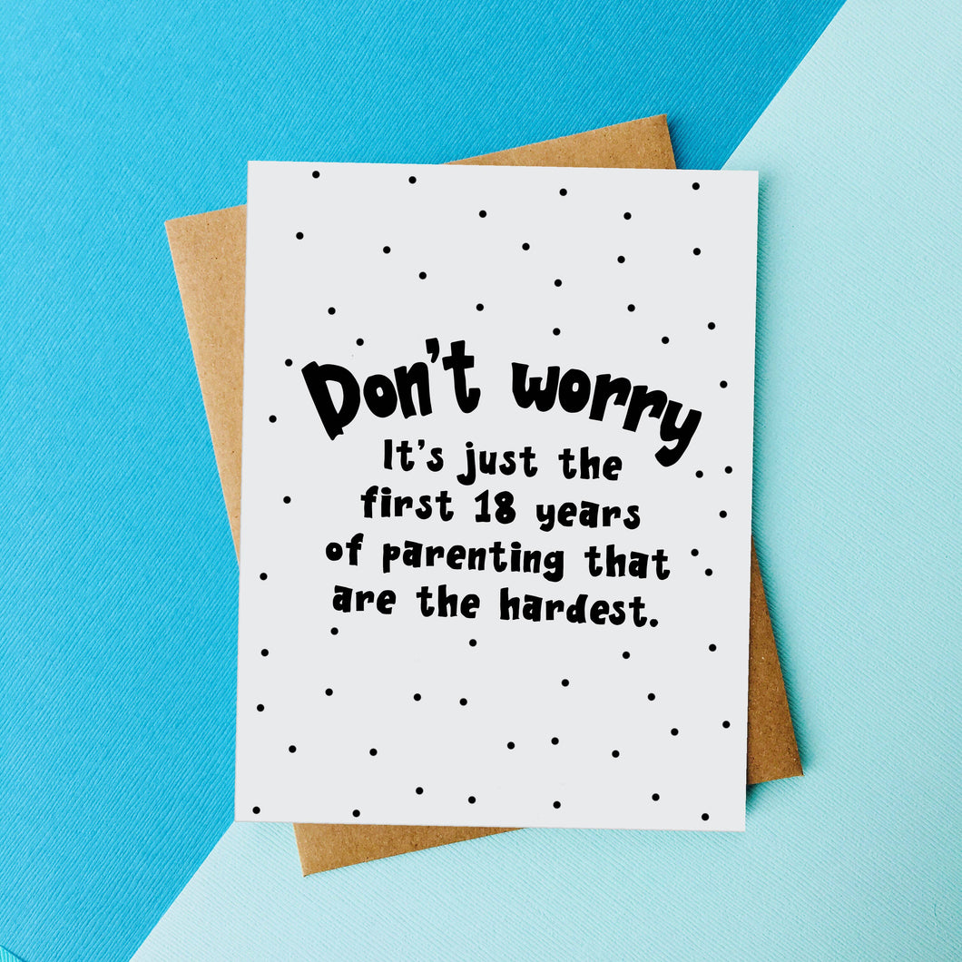 18 Years New Baby Card