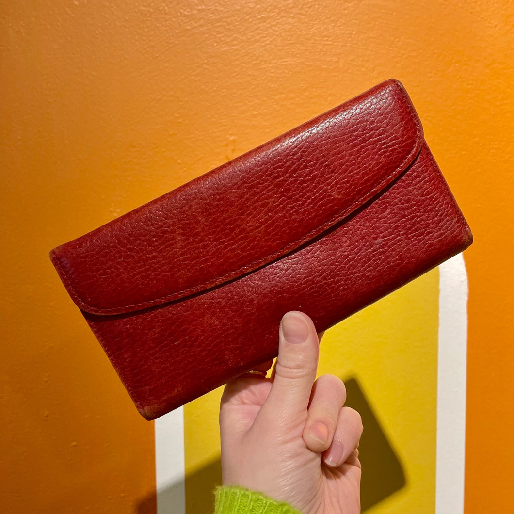 Red Leather Wallet