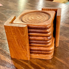 Load image into Gallery viewer, Wooded Coaster Set
