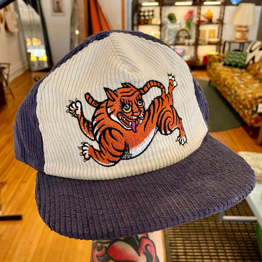 Corduroy Tiger Hat