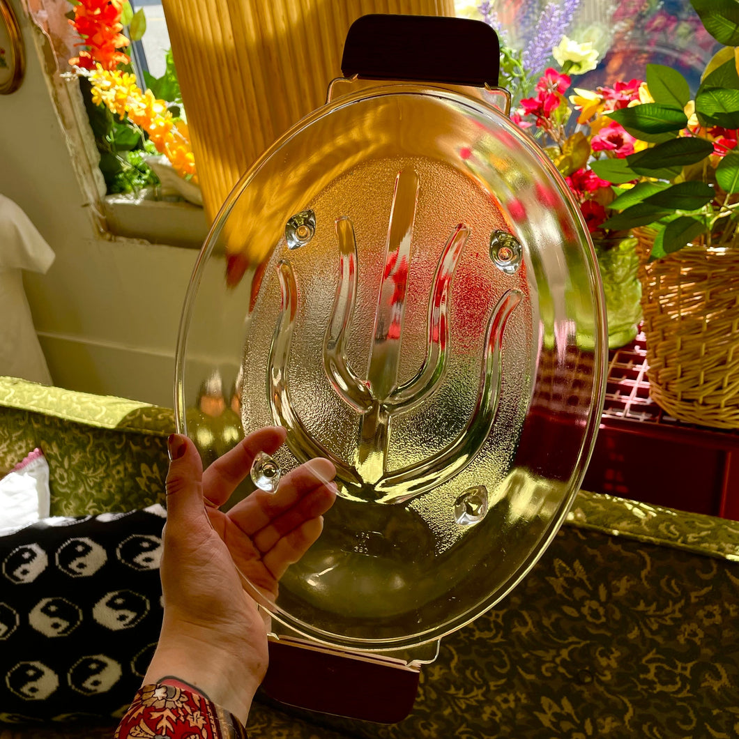 Glasbake Meat Serving Platter