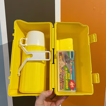 Load image into Gallery viewer, Vintage Dick Tracy Yellow Thermos Lunch Box
