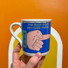 Load image into Gallery viewer, Vintage &#39;Buck Stops There&#39; Hallmark Mug
