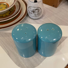 Load image into Gallery viewer, Vintage Ceramic Blue Salt and Pepper Shakers
