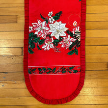 Load image into Gallery viewer, Vintage Holiday Botanicals Table Runner

