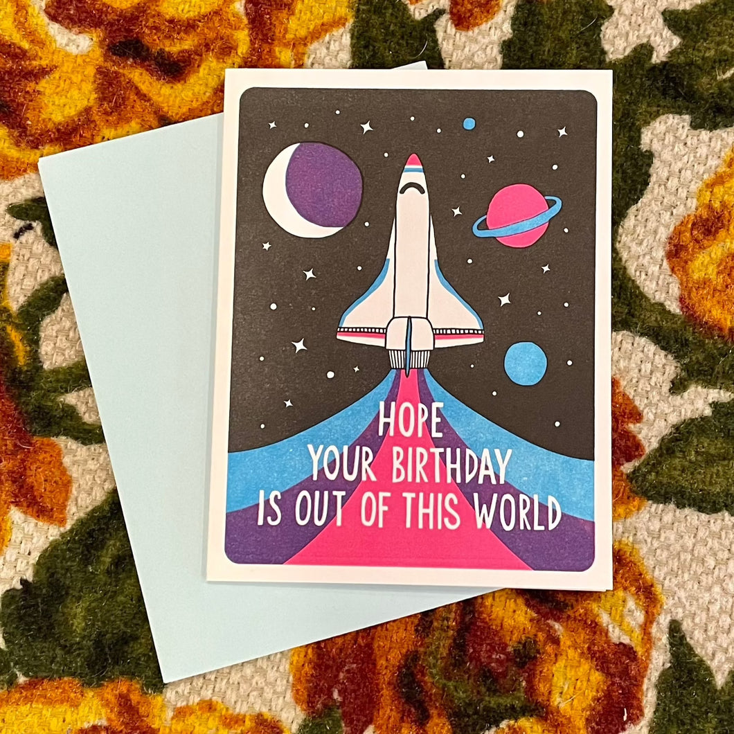 Out of this World Birthday Card