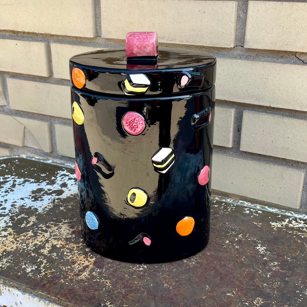 Vintage Assorted Licorice Cookie Jar