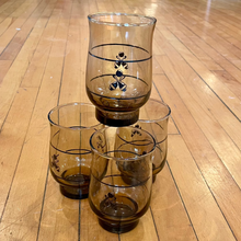 Load image into Gallery viewer, Smokey Amber Bowling Glass Set (4)
