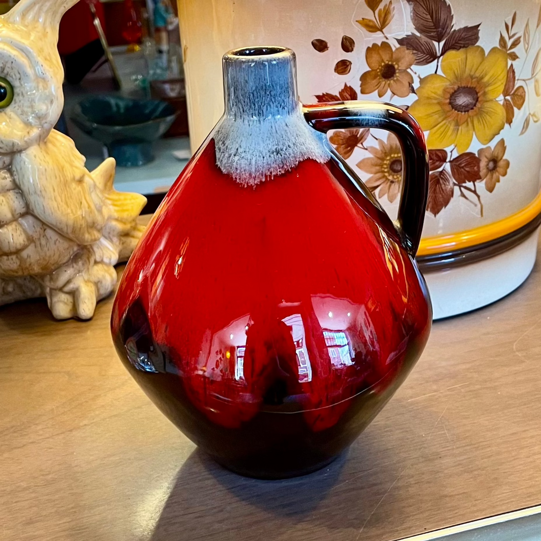 Red Drip Glaze Vase