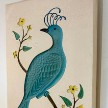 Load image into Gallery viewer, MCM Peacock Chalkware Plaque (2)
