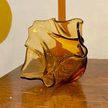 Load image into Gallery viewer, Amber Viking Glass Bowl
