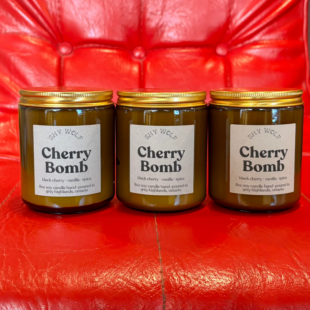 Cherry Bomb Soy Wax Candle
