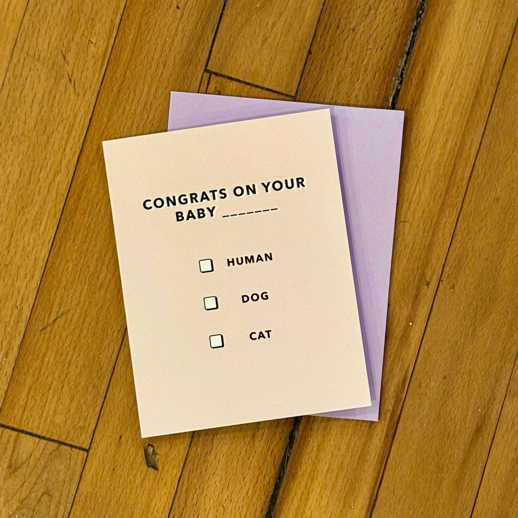 Congrats on your (Blank) Card
