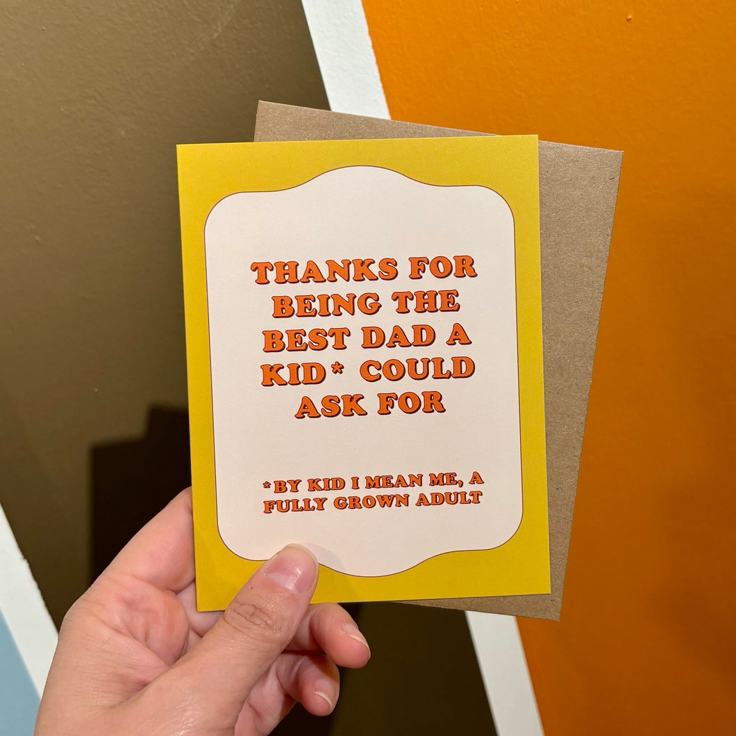 Thanks Dad Card