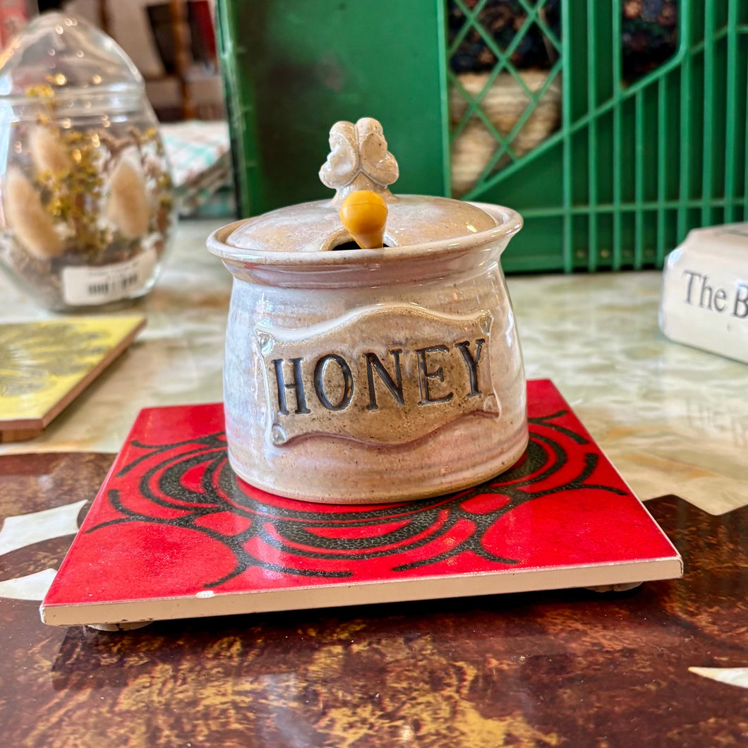 Ceramic Honey Pot