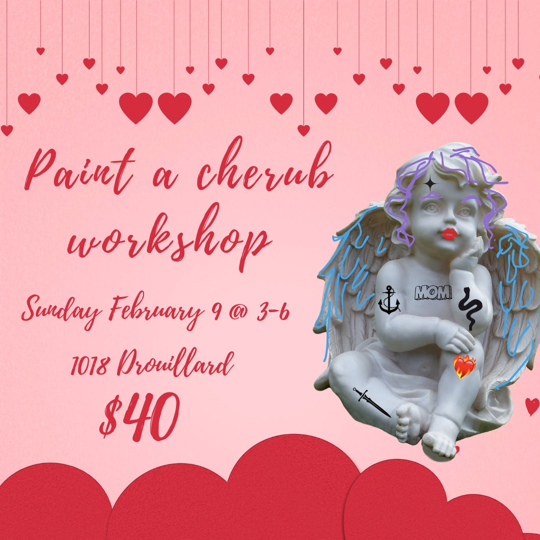 Paint a Cherub Workshop Ticket