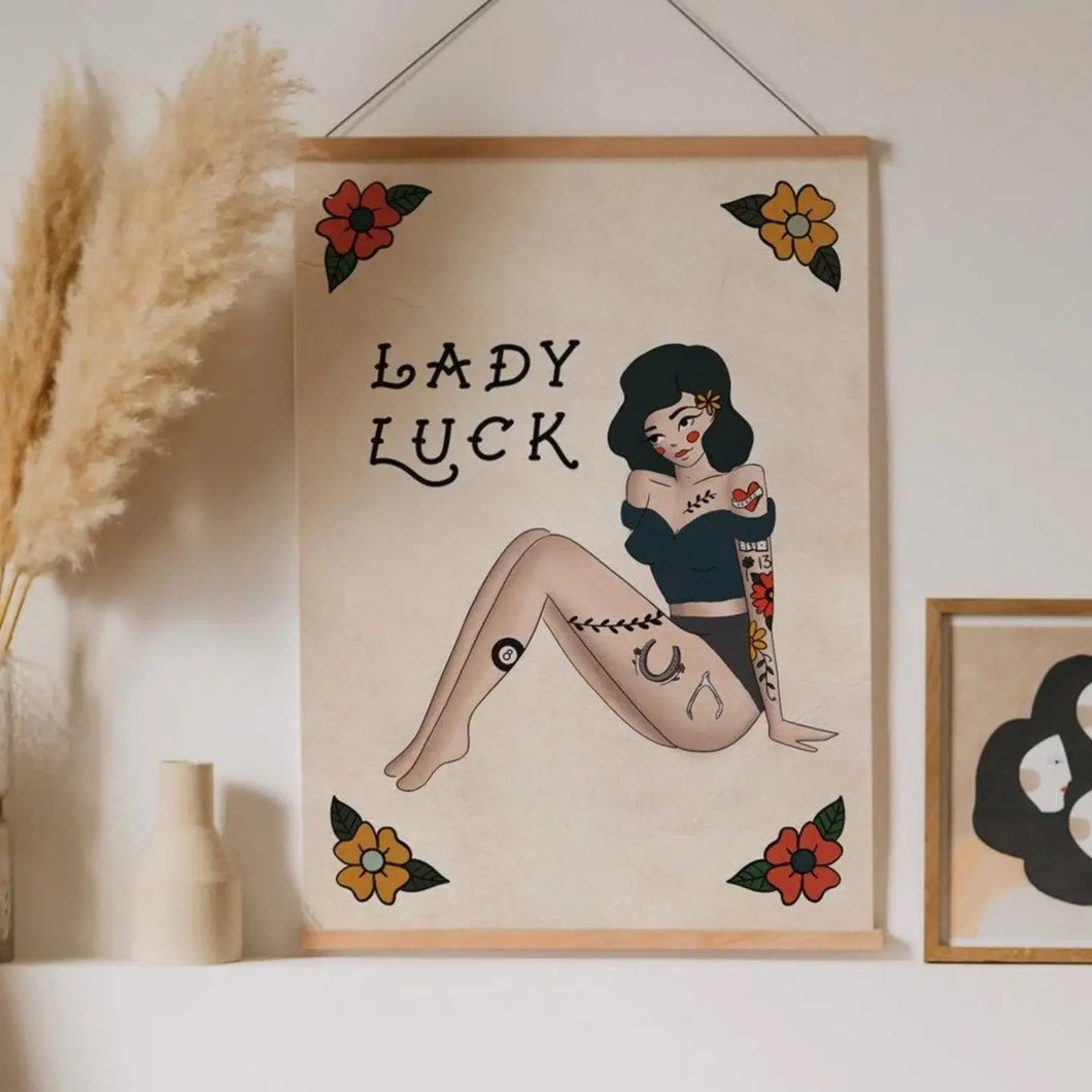 Lady Luck Print
