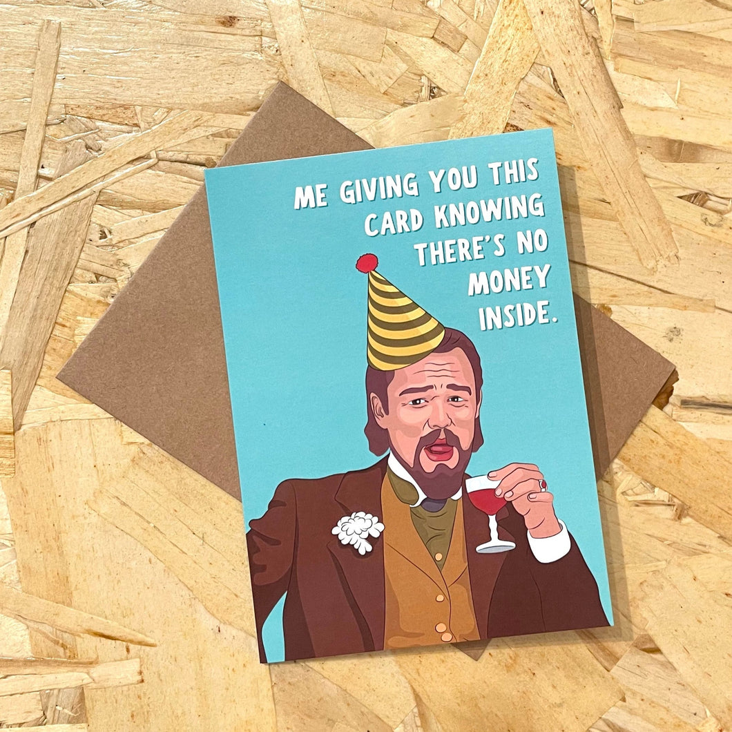 Laughing Leo Greeting Card