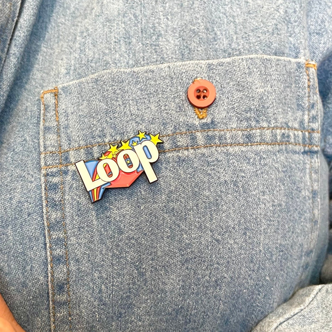 Loop Enamel Pin