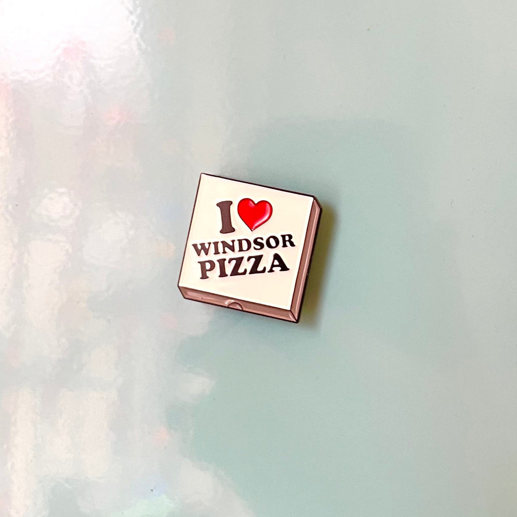 I Love Windsor Pizza Magnet