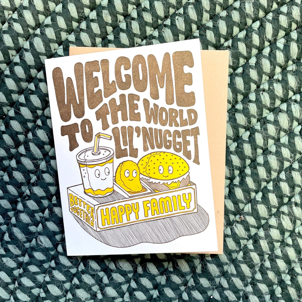 Welcome Lil' Nugget Card