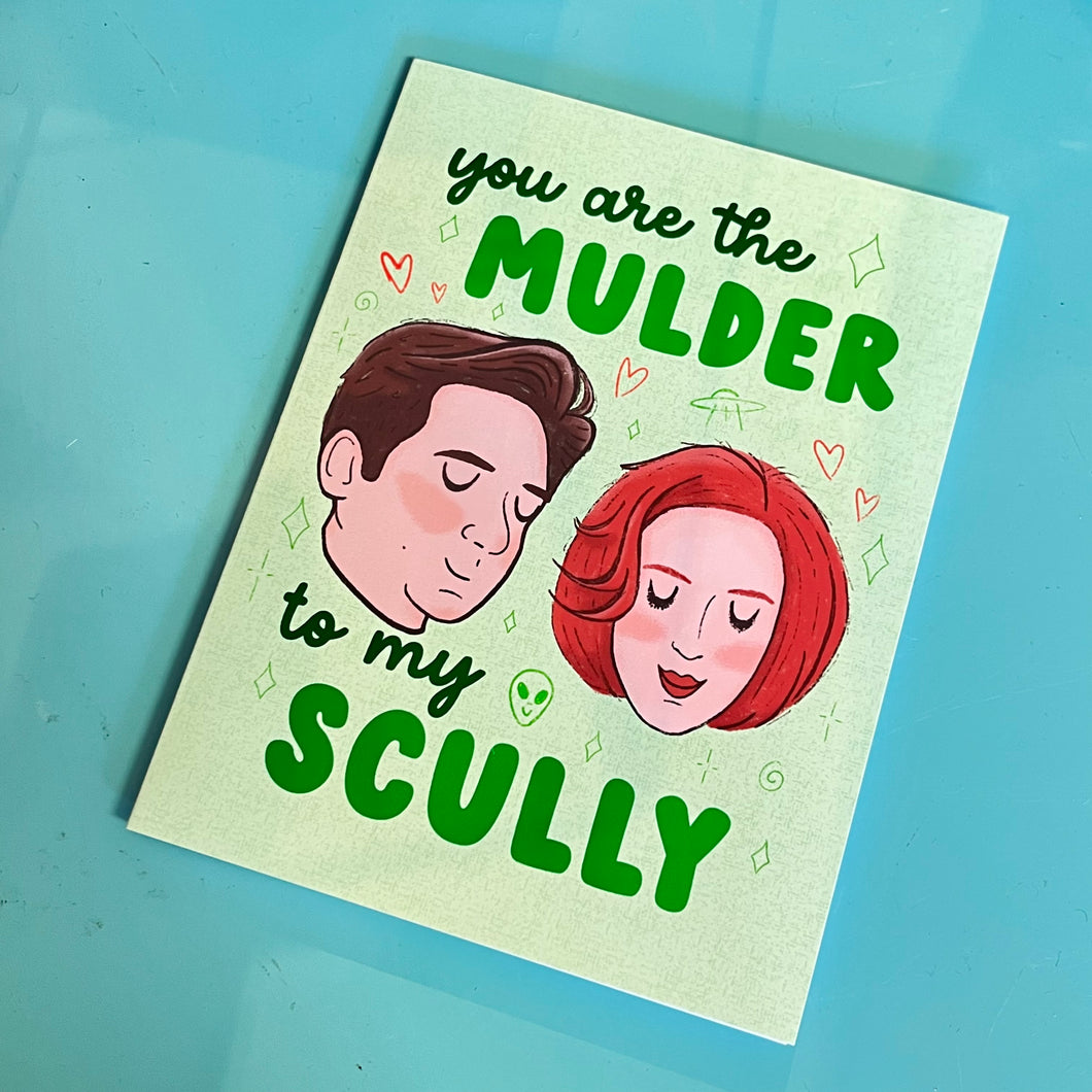 Mulder To My Scully Card