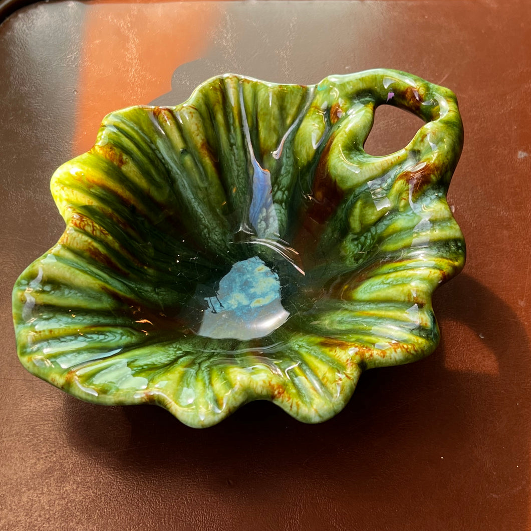 Green Ceramic Dish