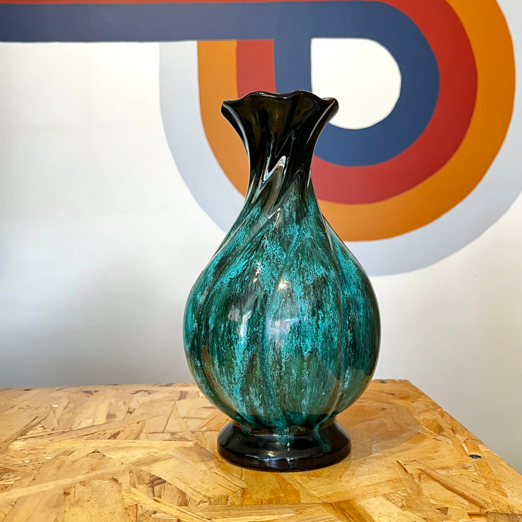 Blue Melt Ceramic Vase
